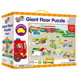 Velké podlahové puzzle - Město