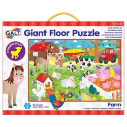 Velké podlahové puzzle - Na farmě