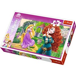 Puzzle - Bojovnice / Princezny (100 dílků)