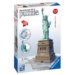 Puzzle 3D - Socha Svobody (108 dílků)