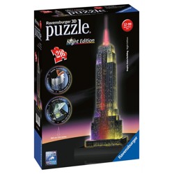 Puzzle 3D - Empire State Building (Noční edice) ...