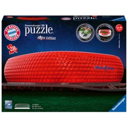 Puzzle 3D - Allianz Arena (Noční edice) (162 díl...