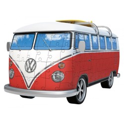 Puzzle 3D - VW autobus (162 dílků)