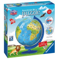 Puzzle 3D - Dětský Globus anglický (108 dílků)...