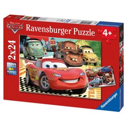 Puzzle - Cars noví přátelé (2 x 24 dílků)