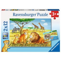 Puzzle - Zoo (2 x 12 dílků)