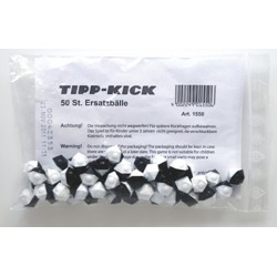 Fotbal TIPP KICK - Náhradní míček černo-bílý (50 kusů)