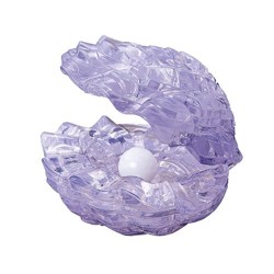 3D Crystal puzzle - Mušle s perlou (48 dílků)