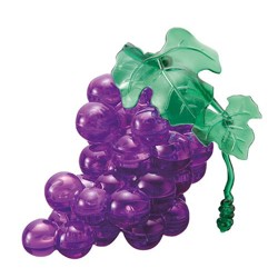 3D Crystal puzzle - Hroznové víno fialové (46 dí...