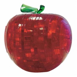 3D Crystal puzzle - Červené jablko (44 dílků)