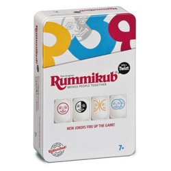 Rummikub Twist mini - hra v plechové krabičce
