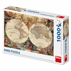Puzzle - Historická mapa (1000 dílků)