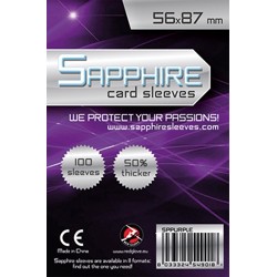 Obaly na karty - Sapphire Sleeves: Purple - Standard American FFG 56x87 mm (10...