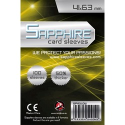 Obaly na karty - Sapphire Sleeves: Yellow - Mini American 41x63 mm (100 ks)