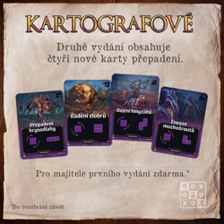 Kartografové - 4 nové karty přepadení pro majitele prvního vydání