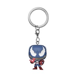 Funko POP: Keychain Marvel Venom - Captain Ameri...