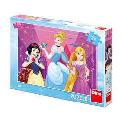 Puzzle - Odvážné princezny (24 dílků)