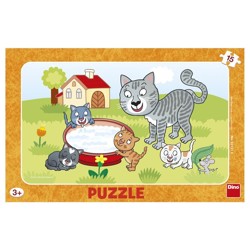 Puzzle - Kočičky (15 dílků)