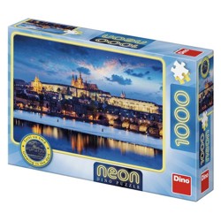 Puzzle Neon - Pražský Hrad (1000 dílků)
