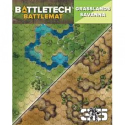 BattleTech: Battle Mat Grasslands Savanna