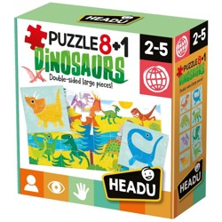 HEADU - Puzzle 8+1 Dinosauři