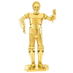 Metal Earth kovový 3D model - Star Wars Gold C-3PO