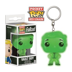 Funko POP: Keychain Fallout - Vault Boy (GITD)