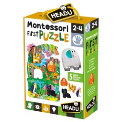 HEADU - Montessori - Moje první puzzle - Džungle...