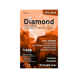 Obaly na karty - Diamond Sleeves: Orange - Chimera Standard 57,5x89 mm (100 ks)