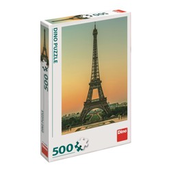 Puzzle - Eiffelovka za soumraku (500 dílků)