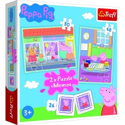 Puzzle a Pexeso - Prasátko Peppa / Peppa Pig
