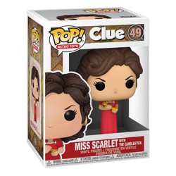 Funko POP: Clue - Miss Scarlet with Candlestick