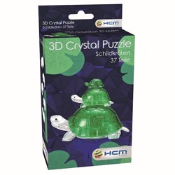 3D Crystal puzzle - Želvy (37 dílků)