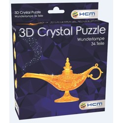 3D Crystal puzzle - Aladinova lampa (34 dílků)