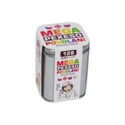 Mega Pexeso - Povolání (128 karet v plechové krabičce)
