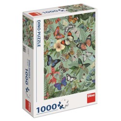 Puzzle - Motýlí louka (1000 dílků)