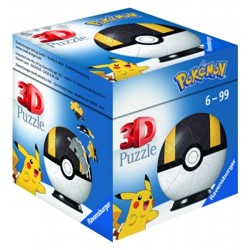 Puzzle 3D Puzzle-Ball - Pokémon Ultraball (54 dílků)