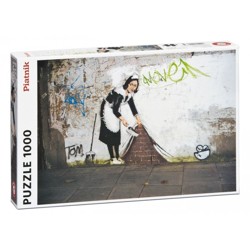 Puzzle - Banksy - Maid (1000 dílků)