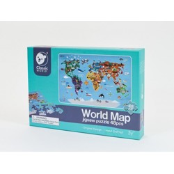 Puzzle - Mapy Světa (48 dílků)