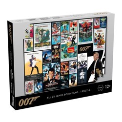 Puzzle - James Bond 007 - Filmové plakáty (1000 dílků)