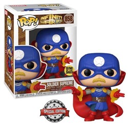 Funko POP: Marvel Infinity Warps - Soldier Supreme (exclusive special edition GITD)