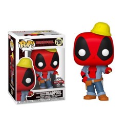 Funko POP: Marvel Deadpool 30th Anniversary - Construction Worker (exclusive s...