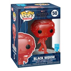 Funko POP: Infinity Saga - Black Widow (Red) (Artist Series) with Pop Protector
