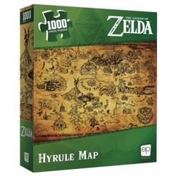 Puzzle: The Legend of Zelda - Hyrule Map (1000 d...