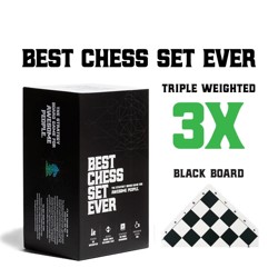 Šachy Best Chess Set Ever - 3X Double sided (Bla...