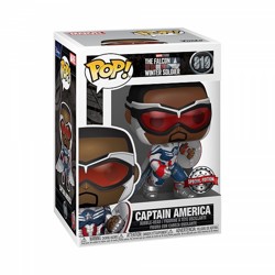Funko POP: TFAWS - Captain America (exclusive sp...