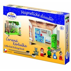 Magnetické divadlo dřevěné - Červená Karkulka