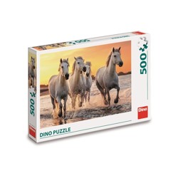 Puzzle - Koně v příboji (500 dílků)