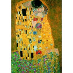 Puzzle - Klimt - Polibek (1000 dílků)