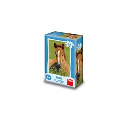 Puzzle Mini - Zvířátka: Kůň (54 dílků)